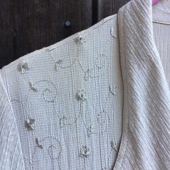 ⭐️ VTG Wild Rose Vintage Front Slit Maxi Dress - Picture 4 of 15